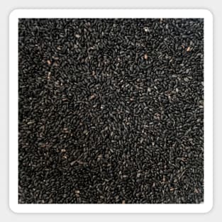 black sesame texture Magnet